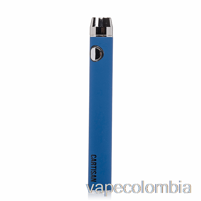 Vape Recargable Botón Carisano Vv 900 Doble Carga 510 Batería [micro] Azul